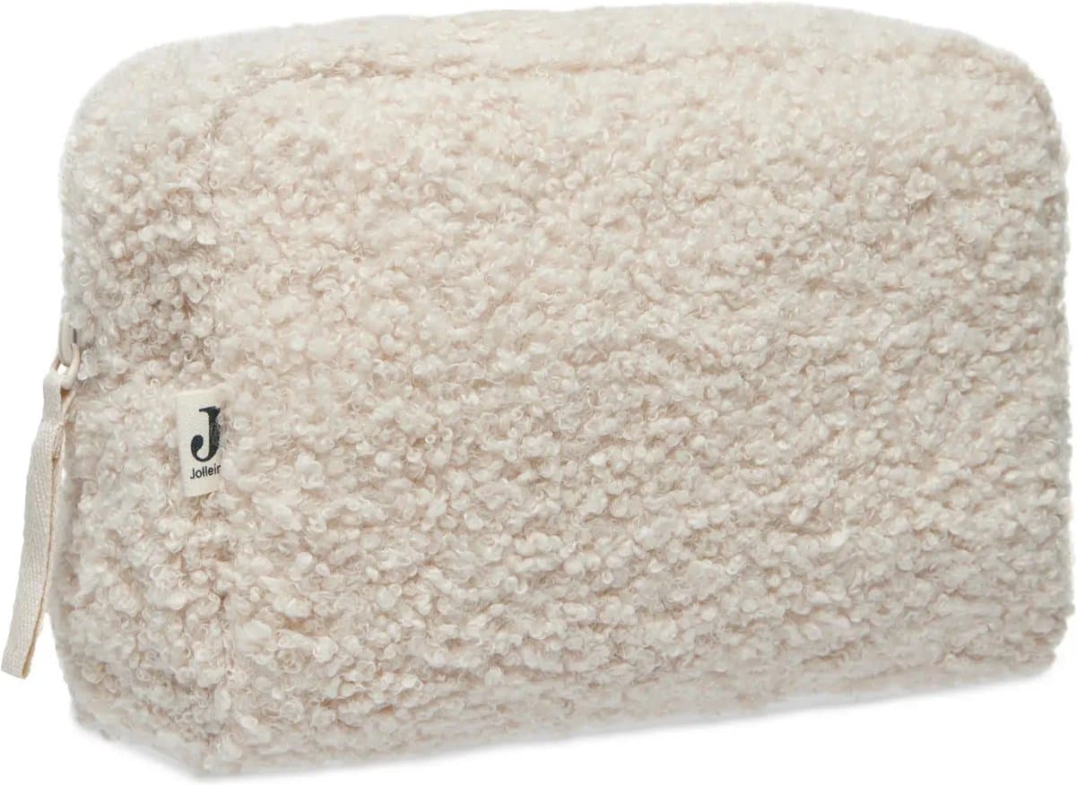 Jollein - Etui (Boucle - Naturel) - 100% Polyester - Luieretui, Baby Toilettas - 21x14cm (EAN: 8717329365711): **Wat is de Jollein Etui**