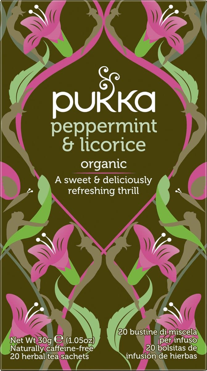 Pukka Thee Peppermt Licorce - 20 stuks (EAN: 5060229013880)
