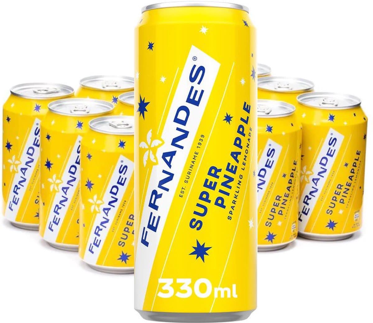 Tray Fernandes - Super Pineapple - Sleekcan - 24x33cl (EAN: 8710642036757)