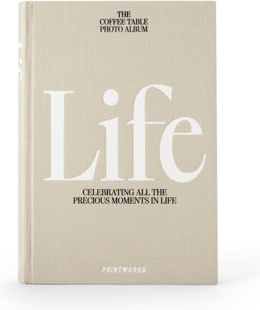 Printworks Fotoalbum / Fotoboek - Life - Beige (EAN: 7350108172981)