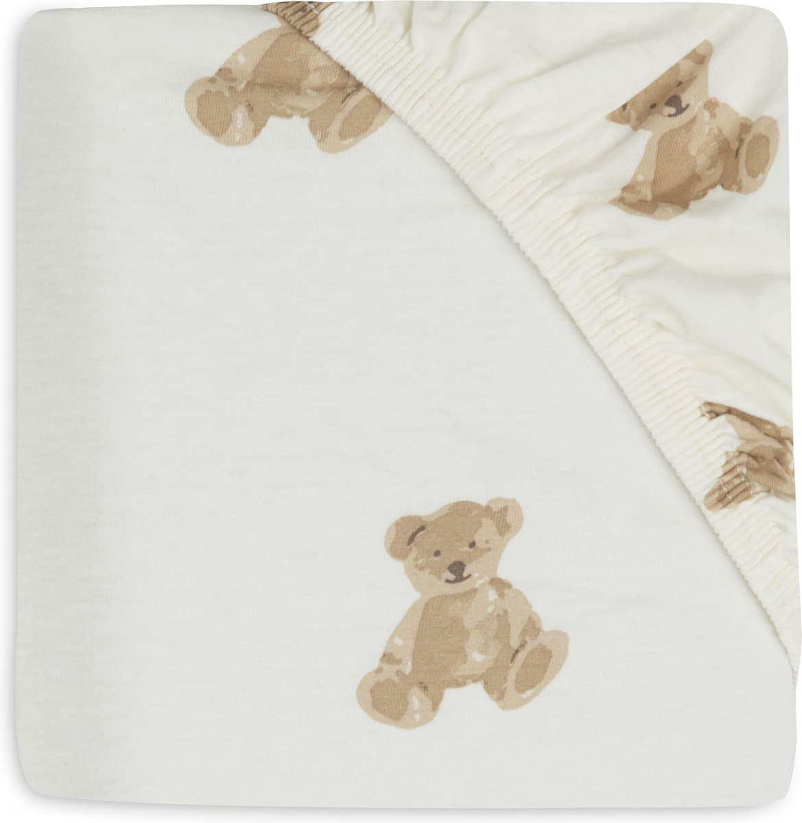 Jollein Baby Hoeslaken Ledikant - Teddy Bear - Jersey - 60x120cm (EAN: 8717329369429)