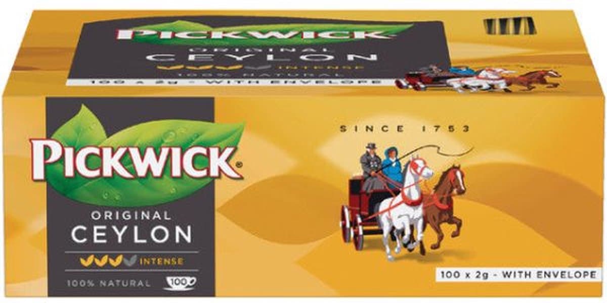 Pickwick drank: Theezakje 2 gram ceylon/pak 100 (EAN: 8711000028742): Waarom Ceylon