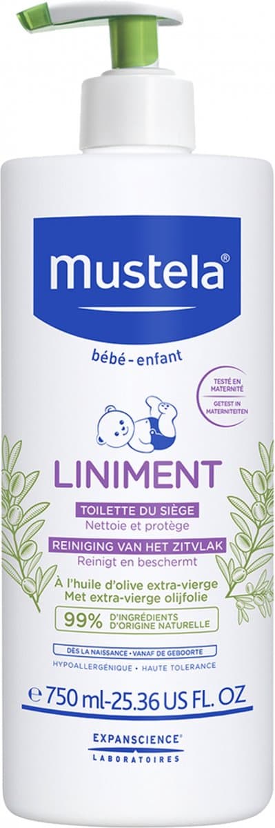 Mustela Liniment 750 ml (EAN: 3504105033552): Wat is Mustela Liniment en waarom gebruiken we het
