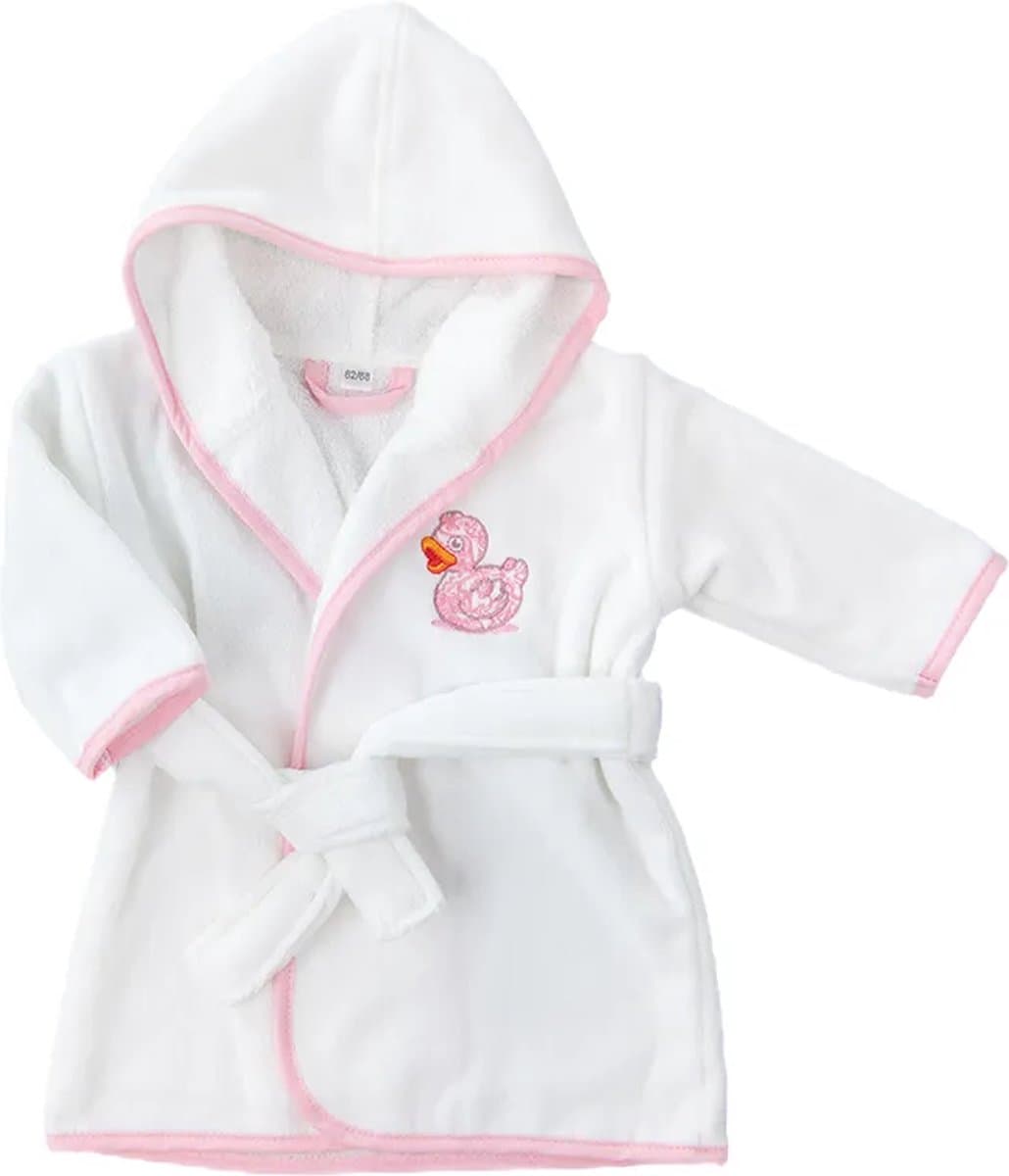 Baby badjas meisje met badeendje OP=OP ACTIE (EAN: 8721247008537)