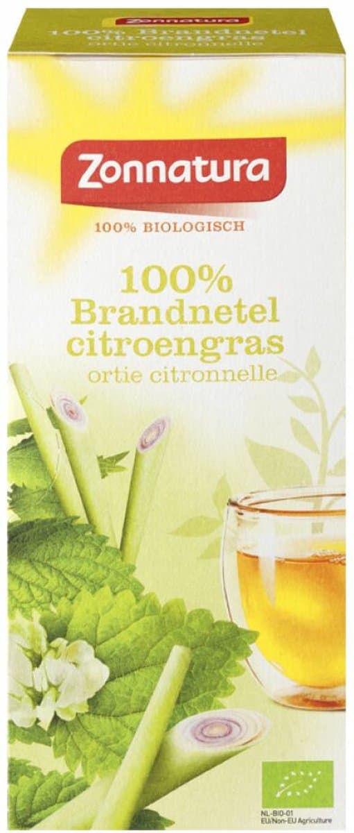 Zonnatura Thee Brandnetel-Citroengras - 20 zakjes (EAN: 8711812407988)
