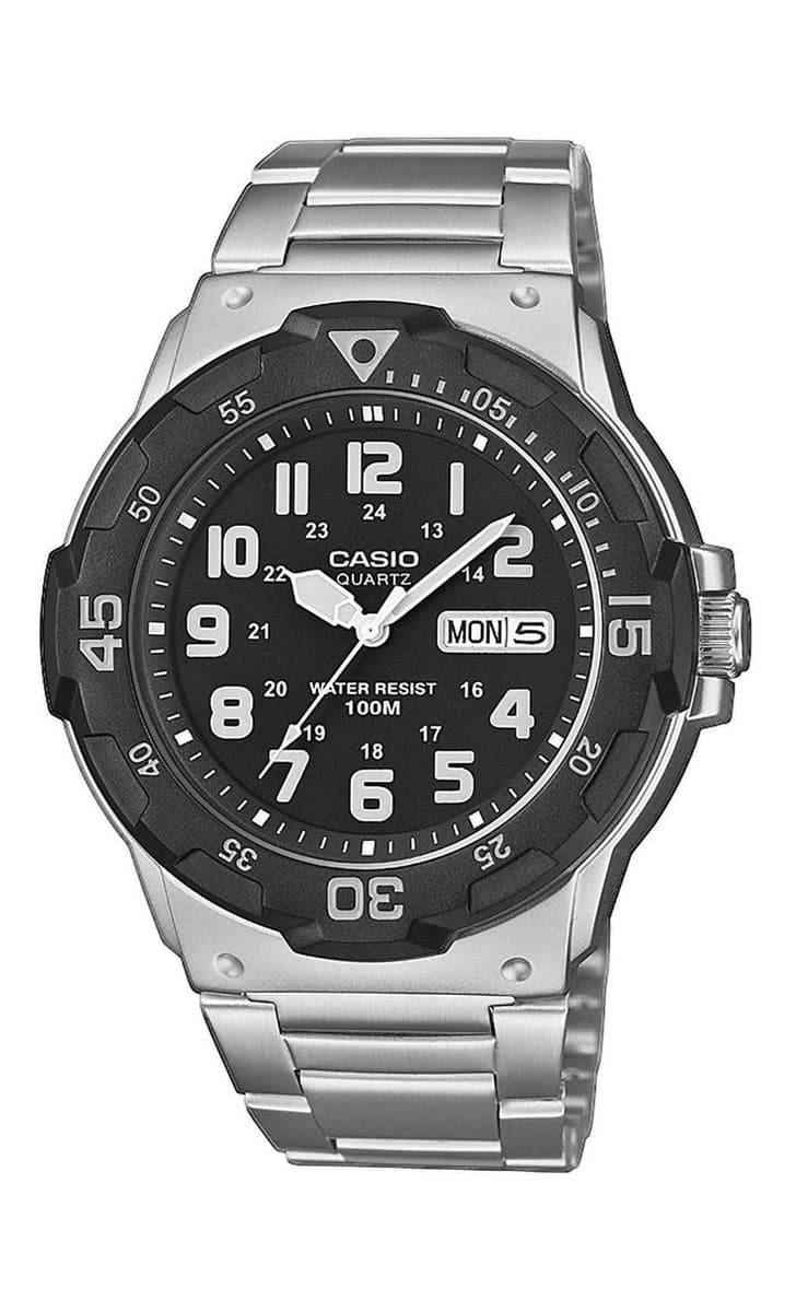 CASIO - MRW-200HD-1BVEF - Horloge - Mannen - Zilverkleurig- RVS - Ã˜ 45 mm (EAN: 4549526251535): **Wat maakt deze horloge bijzonder**