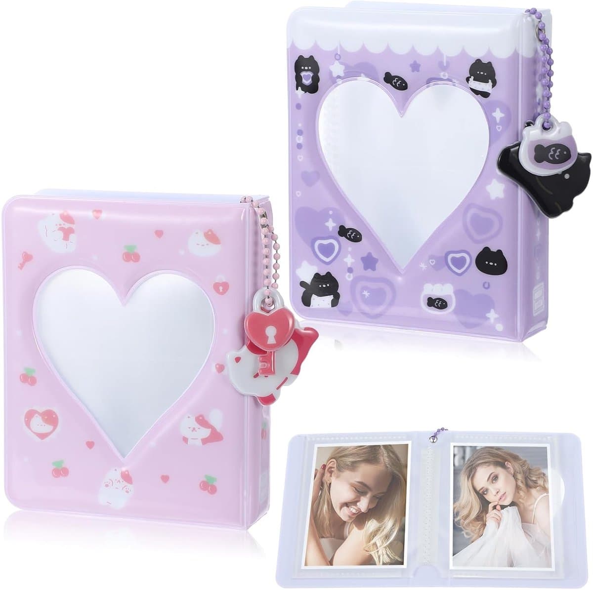 longziming 2 Stuks Mini Fotoboek - 36 Vakken - Kpop Photocard Binder voor Fujifilm Instax Mini Foto’s (EAN: 8721417556127)