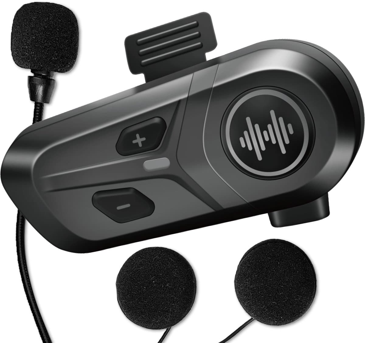 Bonuze® L1 Pro Motorhelm Headset - Headset Helm - Headset Motorhelm- Bluetooth 5.4 - Waterproof - Handsfree bellen - Muziek en Radio Luisteren via je Telefoon - Eenvoudig in gebruik - IP65 Waterproof - Harde Microfoon (EAN: 8721161695073)