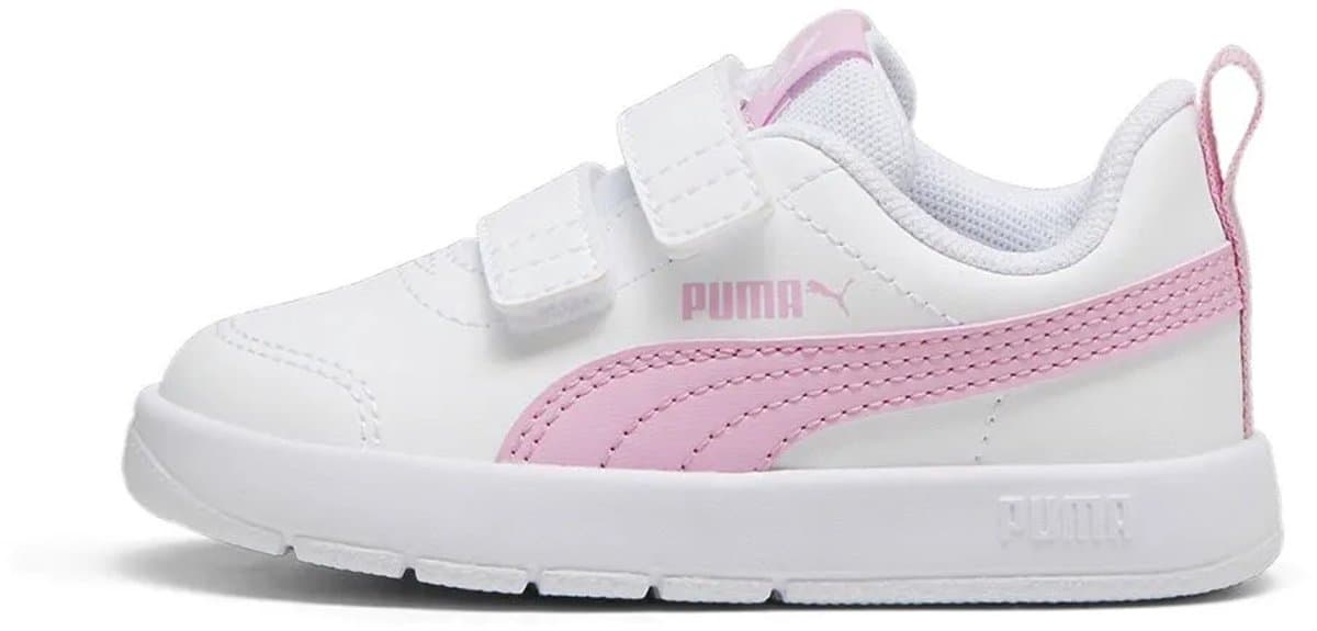 Puma Courtflex V3 V Schoenen Wit,Roze EU 26 Jongens,Meisjes (EAN: 4067981683444): 🎨 **Ontwerp dat straalt Niet alleen leuk, maar ook functioneel!**