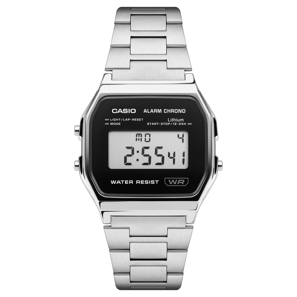 Casio Vintage A158WEA-1EF Dameshorloge 33,2 mm - Zilverkleurig (EAN: 4971850944386)