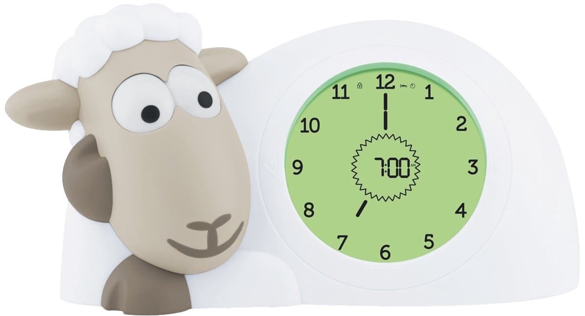 Zazu Sam Slaaptrainer - Met nachtlamp functie en slaaptimers - Taupe / Wit (EAN: 0703625108273)
