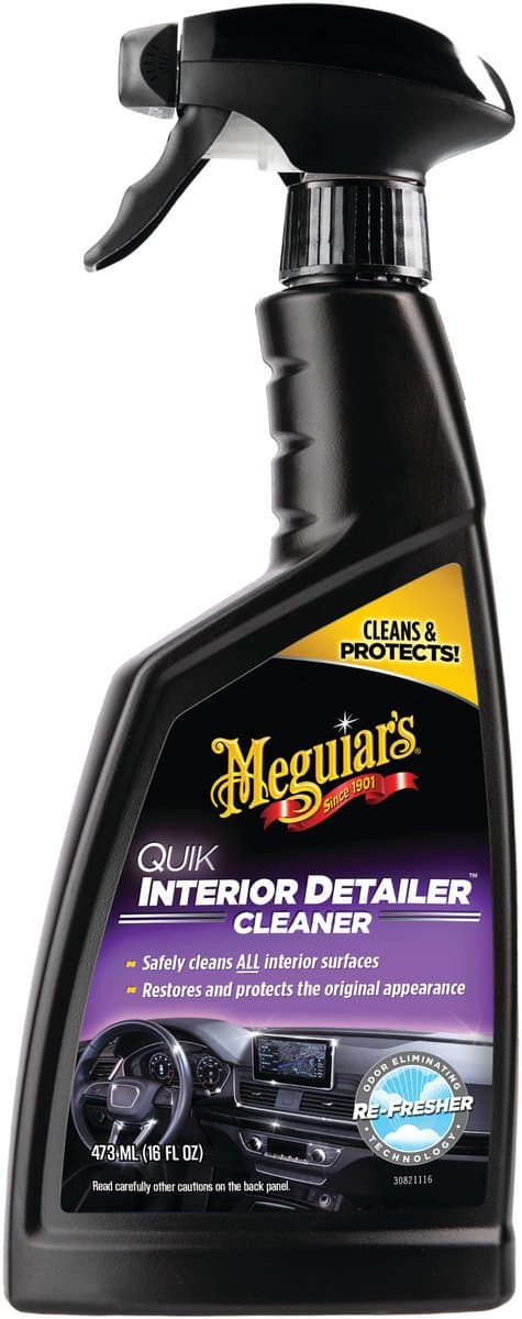 Meguiar's Quik Interior Detailer - Reiniging auto interieur - Dashboard schoonmaken - 473 ml (EAN: 0070382800345)
