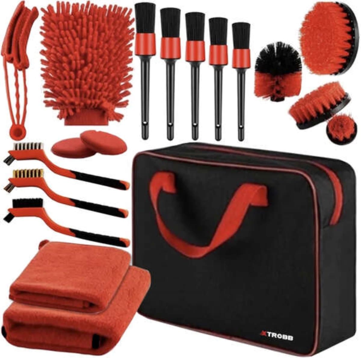 Xtrobb Complete Auto Detailing Set - 19-Delig - Voor Perfecte Autoverzorging (EAN: 5904665714263)