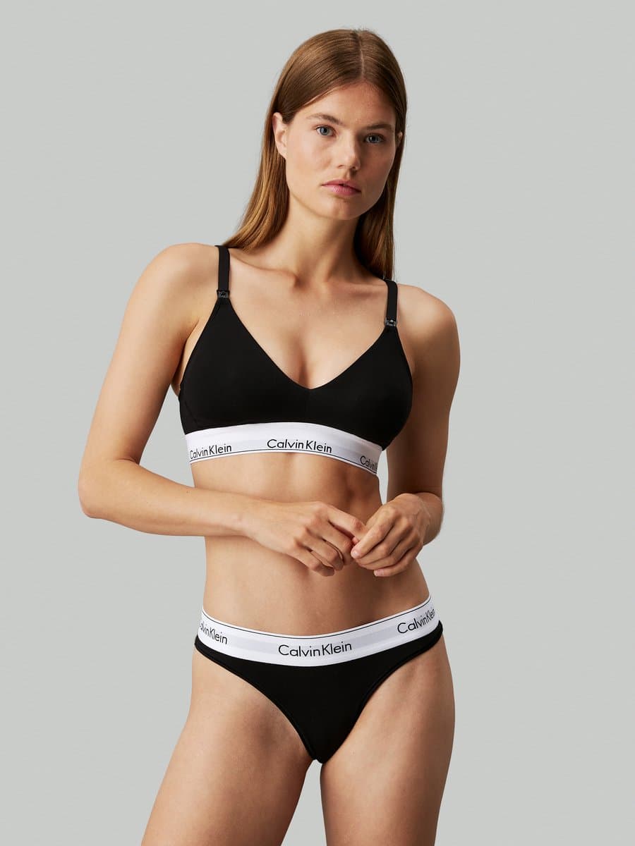 Calvin Klein - braziliaans dames string - S - Zwart (EAN: 8719856426880)