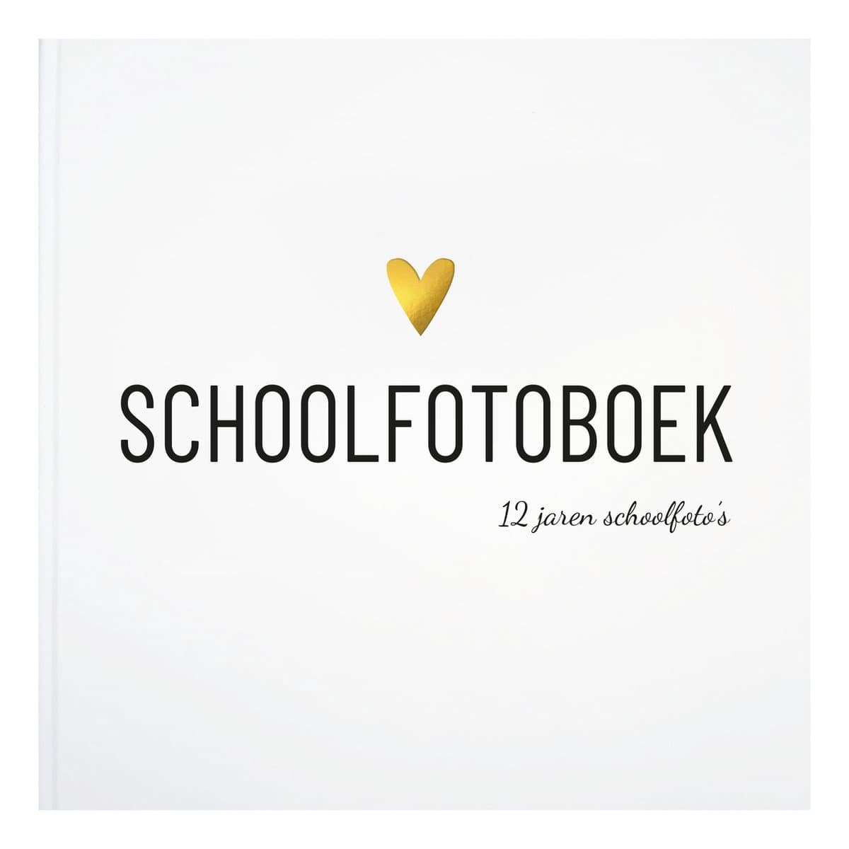 Schoolfotoboek | 12 jaren schoolfoto's | hart (EAN: 9789083186511)