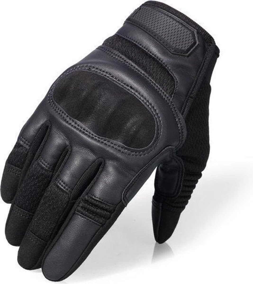 merkloos - Motorhandschoenen - Zwart - Maat XL - Touchscreen - Bescherming (EAN: 6011425832880)