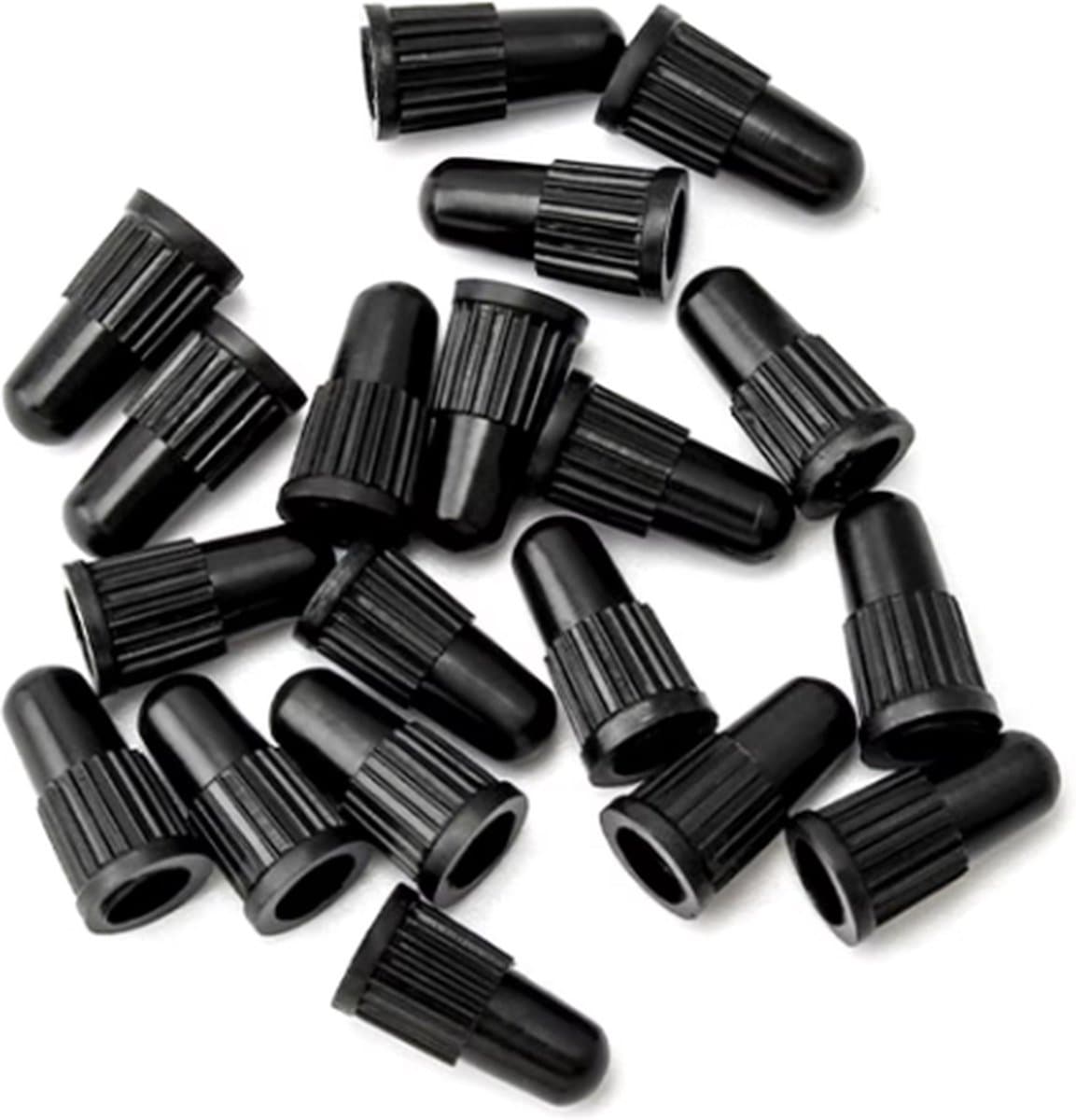 20 Stuks - Zwarte Ventieldopjes - Voor de Fiets & Auto - Presta/Frans Ventiel Ventieldoppen (EAN: 7429420672513): 1️⃣ Pakket & opbouw