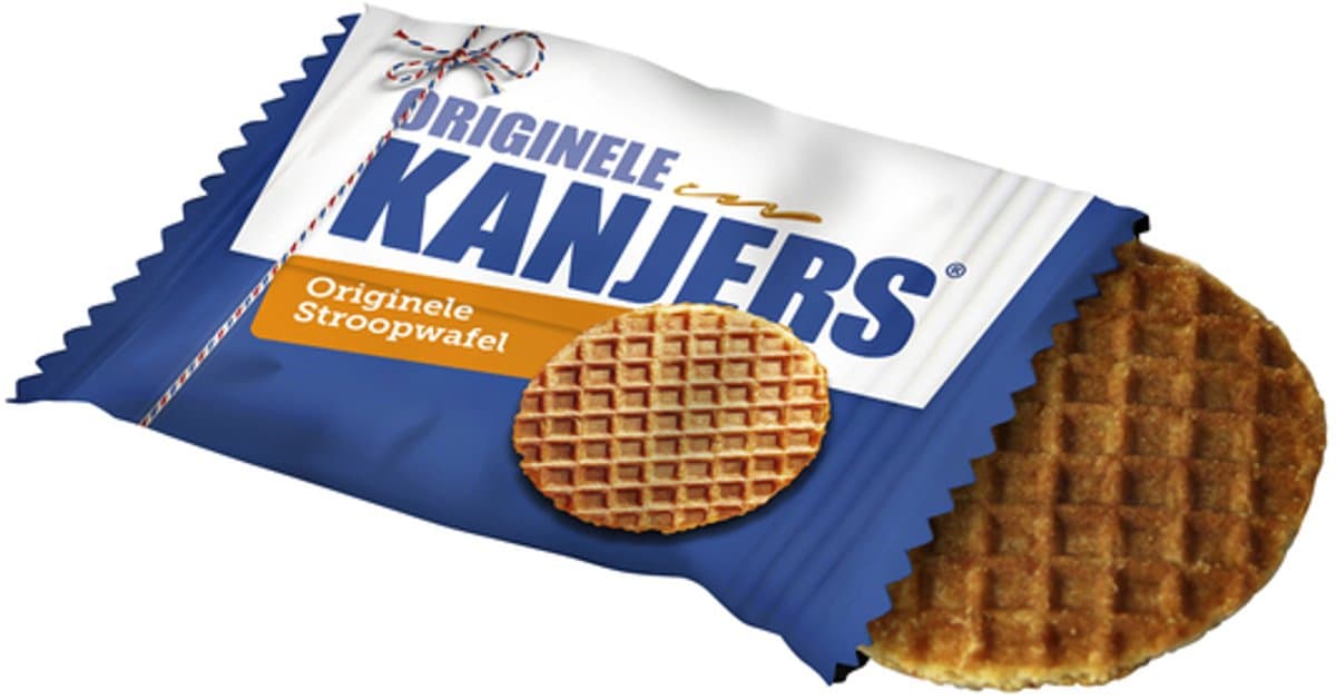 Koeken Kanjers stroopwafels 8gr 150 stuks (EAN: 8710739496471)