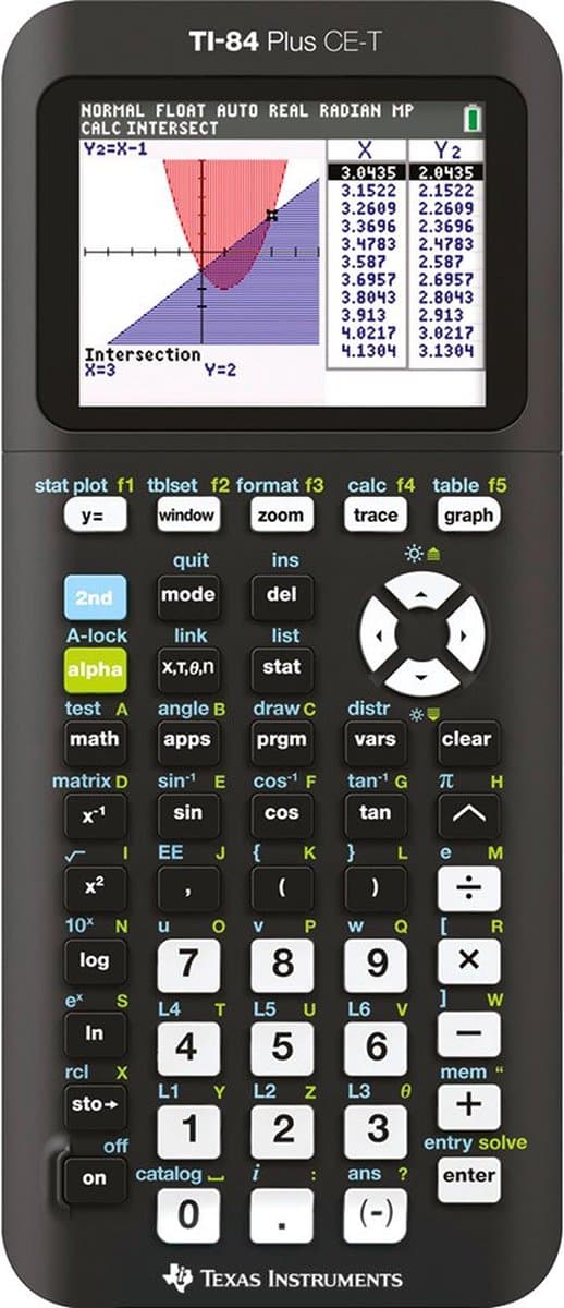 Texas Instruments TI-84 Plus CE-T Python Edition - Grafische rekenmachine (EAN: 3243480106856)