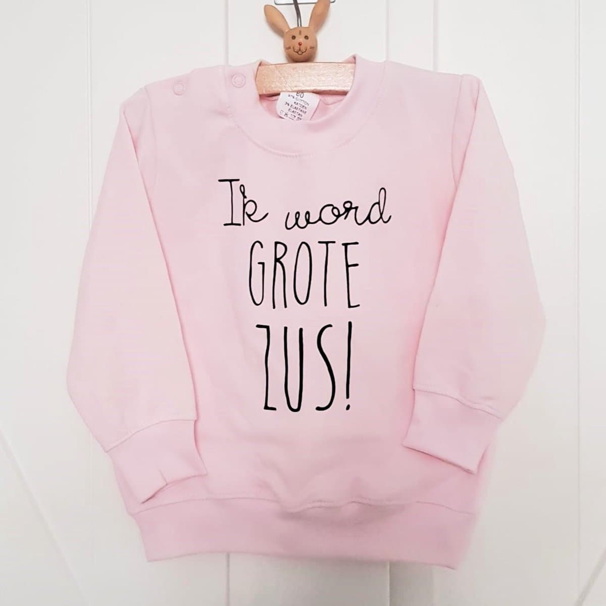 Sweater shirt trui voor kind - Big sis Sister - Maat 98 roze zwart - Ik word grote zus - Zwanger bekendmaking Baby - Geboorte - Gezinsuitbreiding - Aankondiging - Cadeau - Zwangerschapsaankondiging - Girl (EAN: 7423331711712): Een schoon, comforta...