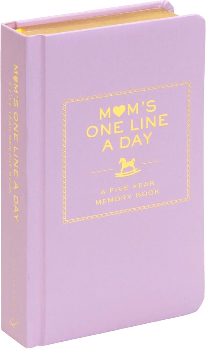 Mom's One Line a Day - Dagboek voor 5 jaar - A Five-Year Memory Book (EAN: 9780811874908)