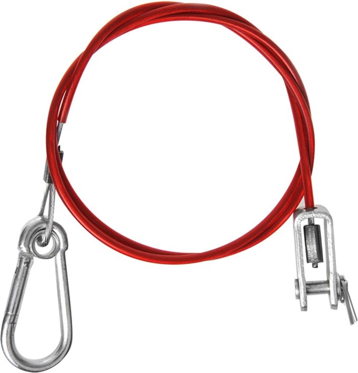 Breekkabel met gaffel voor geremde aanhanger - 1 meter - remkabel - vouwwagen - trailer (EAN: 8718546654169)