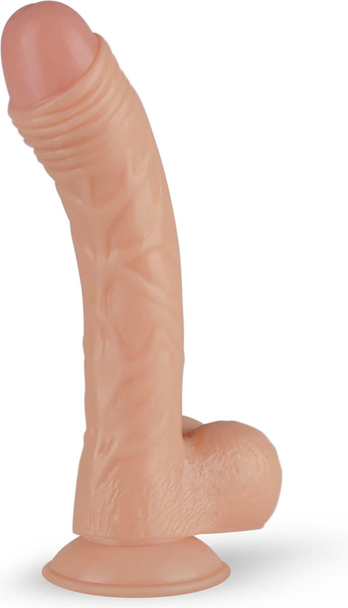Real Fantasy - Vince - Realistische Dildo met Zuignap - 19,5 cm - Dildo - Dildo's - Sex Toys voor Vrouwen en Mannen - Dildo Mannen Anaal - Beige (EAN: 8719497667000)