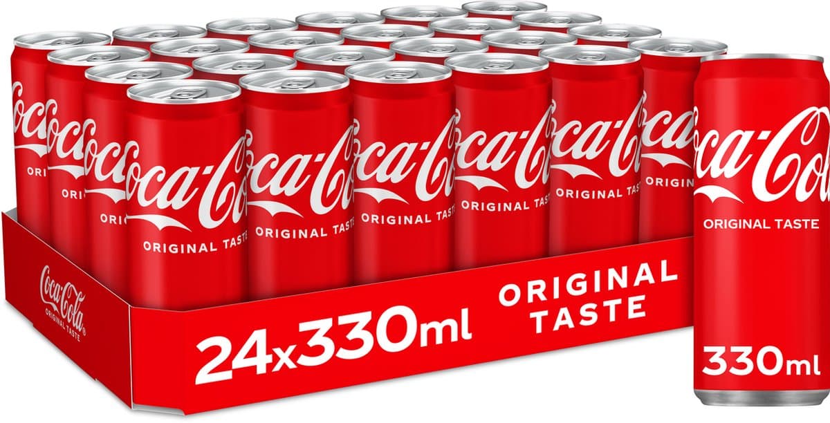 Tray Coca-Cola Original Sleekcan - 24x33cl (EAN: 8721139462225)