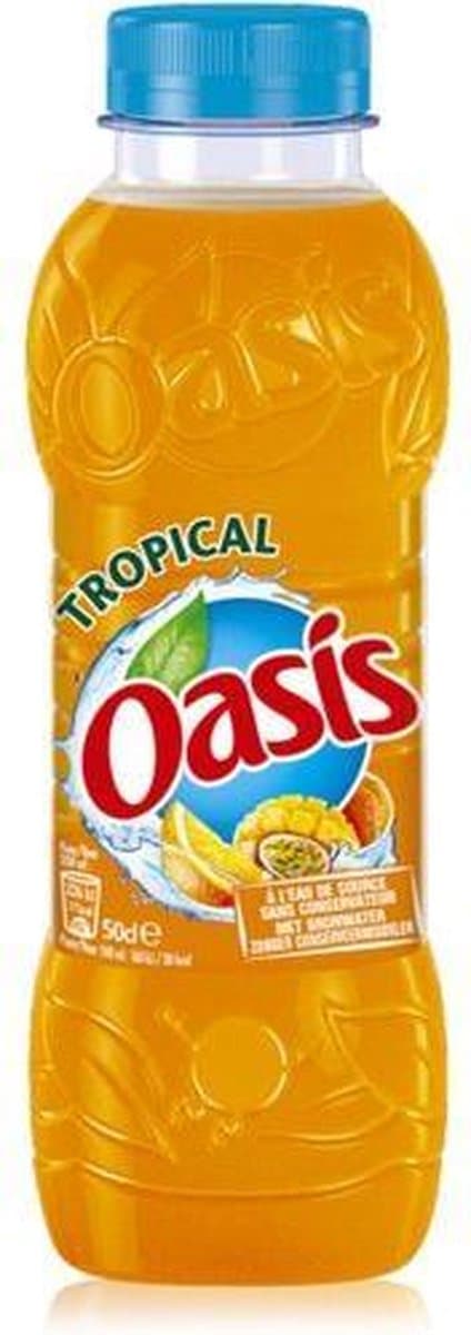 Oasis | Tropical | Petfles | 24 x 50 cl (EAN: 3124488169046): Wat is het eigenlijk