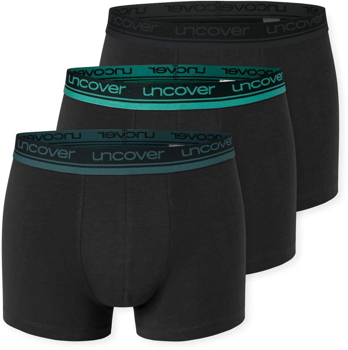 Uncover by Schiesser 3-Pack Shorts zwart Heren Onderbroek - UNCOVER Cotton (EAN: 4007067184632): 🧵 Wat is dit precies