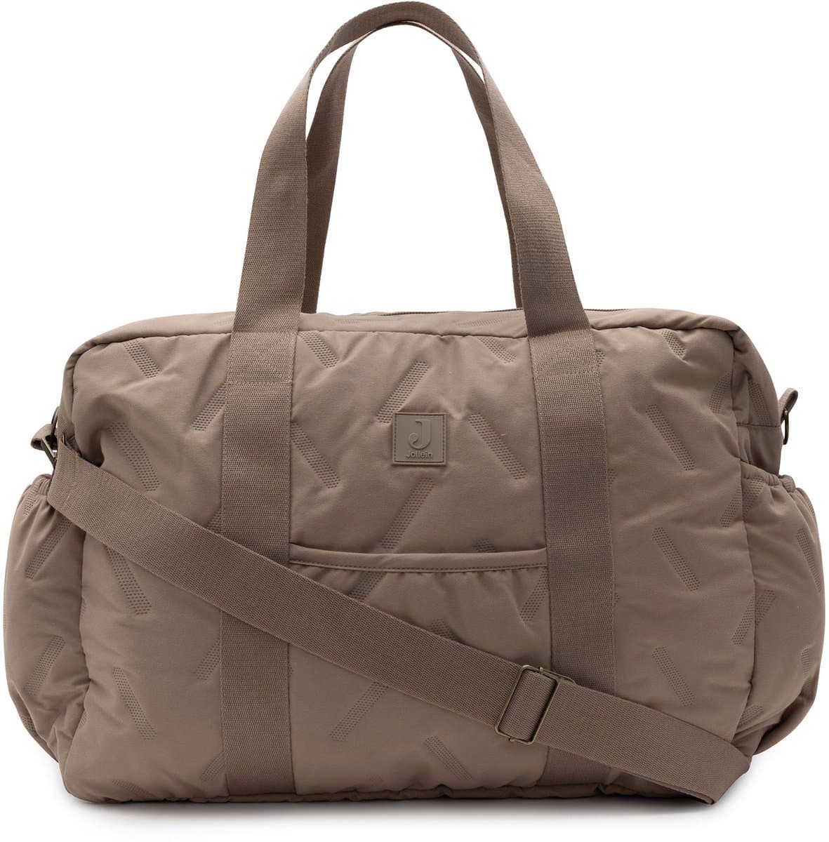 Jollein Luiertas - Embossed Lily - Polyester - 42x30cm - Milky Coffee (EAN: 8717329401013): Waarom ik meteen in de Jollein gegrepen was