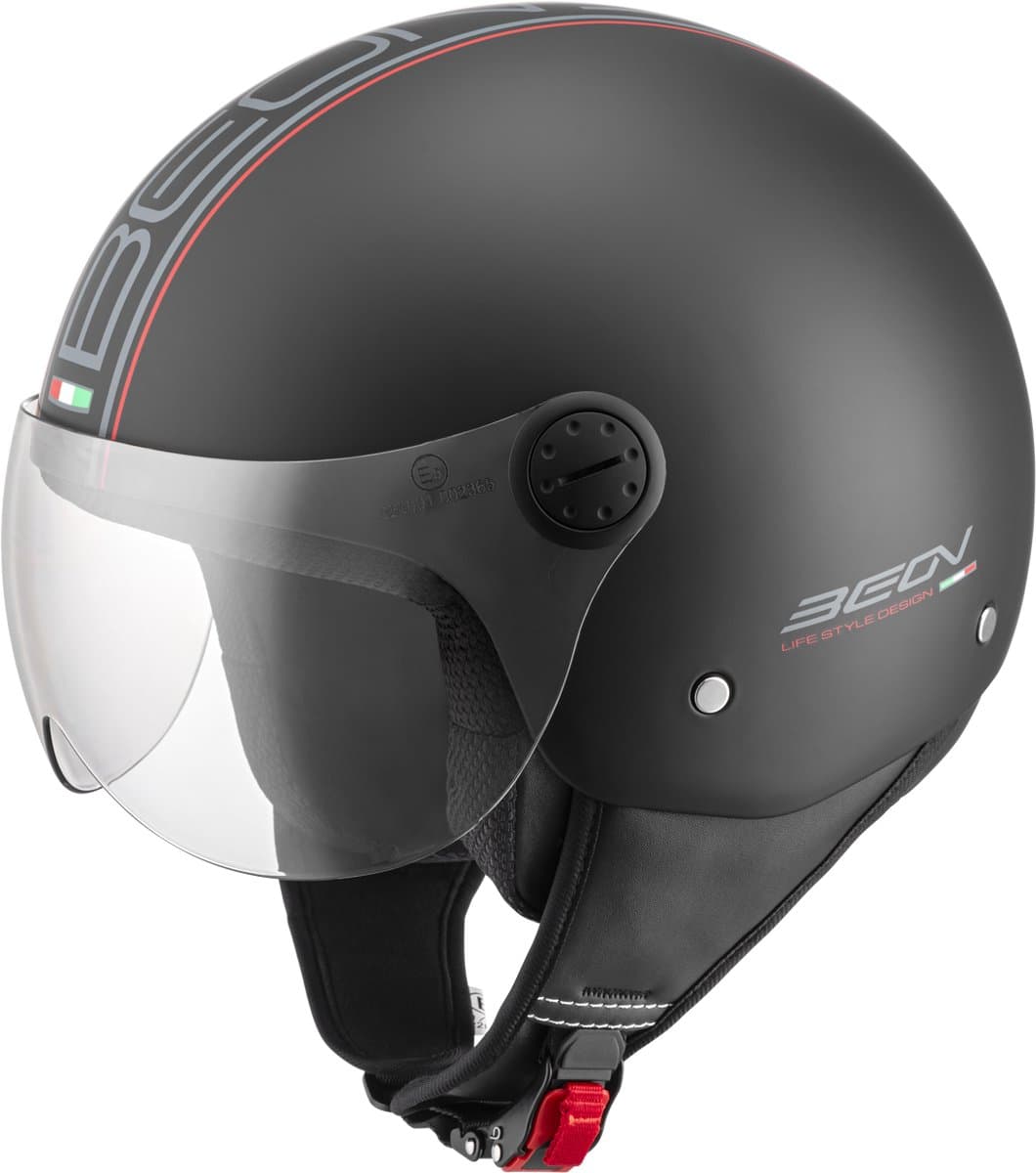 BEON Design Scooterhelm - Mat Zwart - L - Jethelm met Vizier - Motorhelm - Geschikt voor Vespa, Scooter, Brommer, Motor en Snorfiets (EAN: 8720941400173): 1. Een helm die echt “op maat” is
