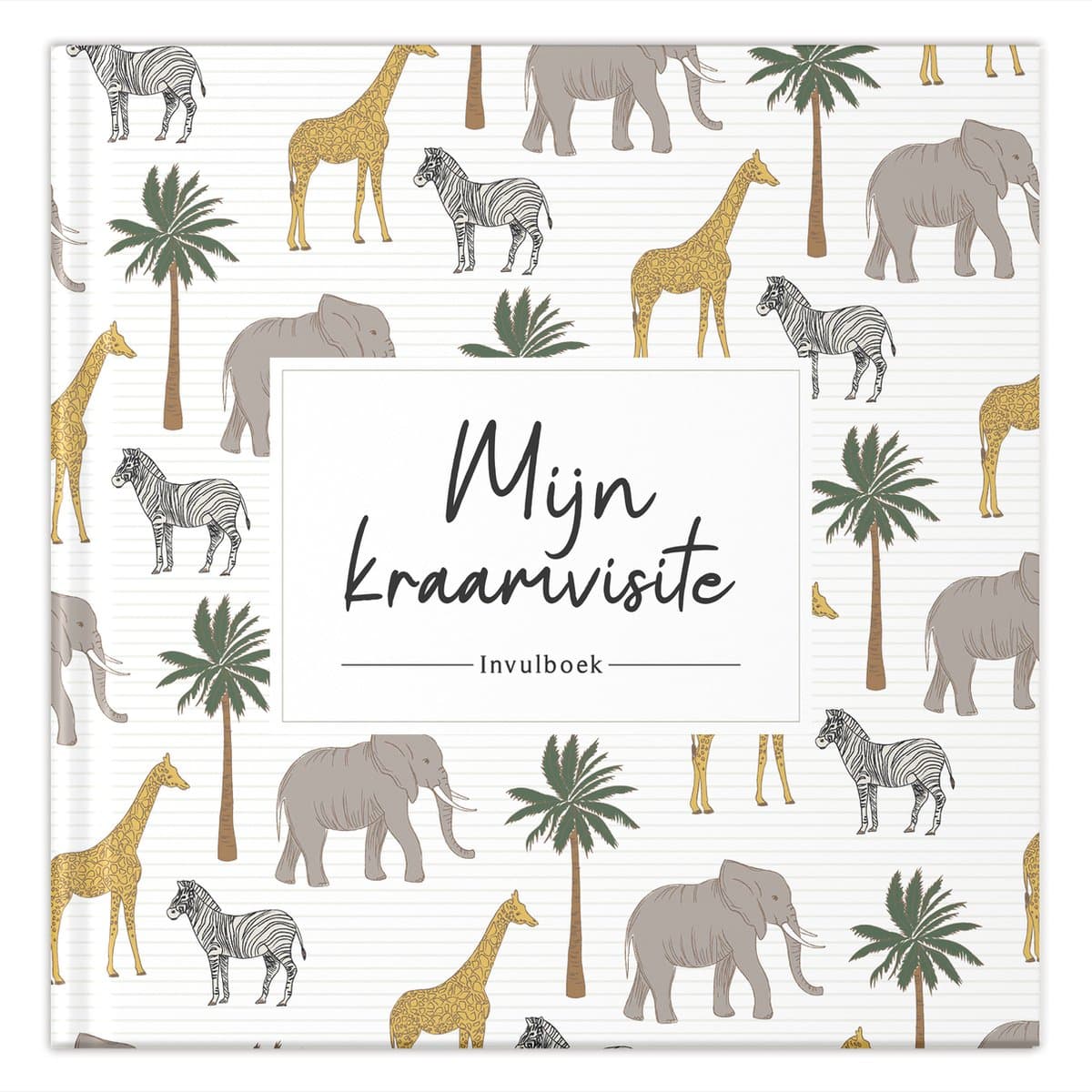 Fyllbooks - Kraambezoekboek - Kraamtijd - Invulboek voor Kraambezoek - Kraamboek - Jungle - Geschikt voor: 66 Gasten (EAN: 9789083397795): Wat is Fyllbooks