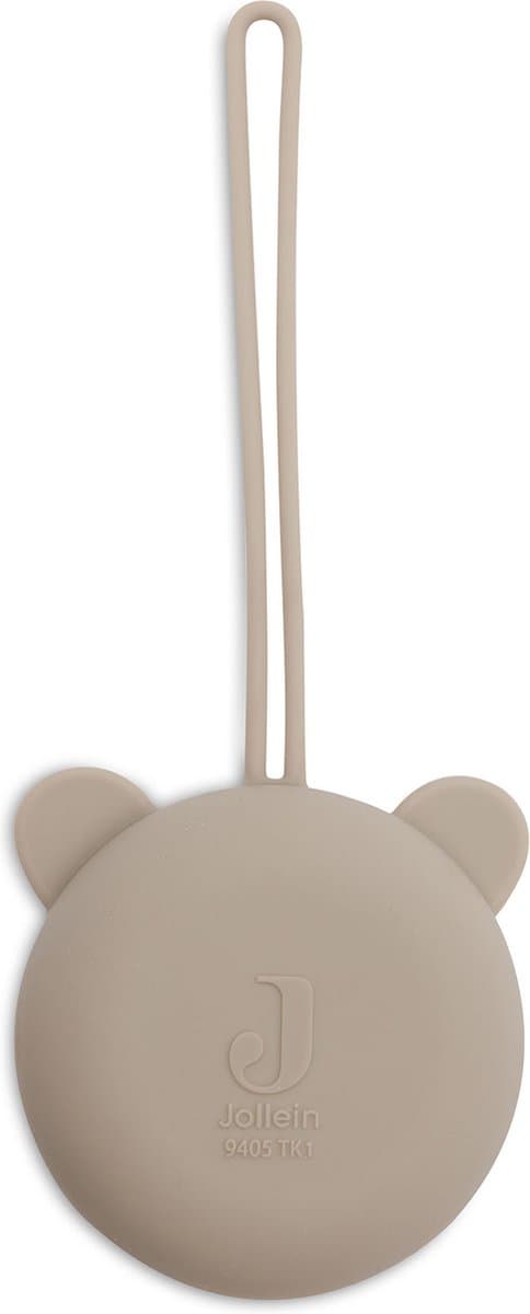 Jollein Baby Speenhouder Siliconen - Ø7cm - Olive Green (EAN: 8717329381308)