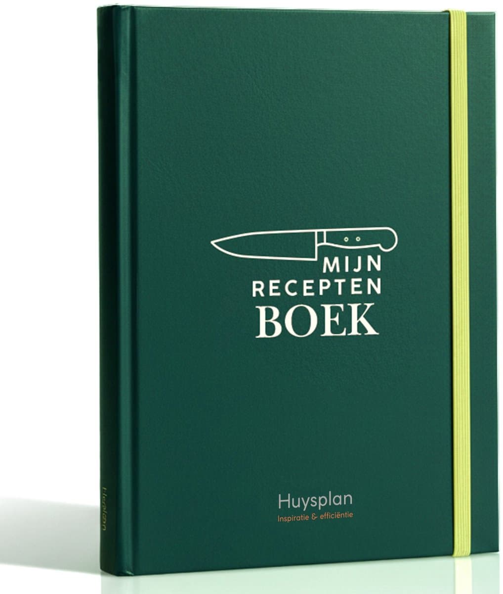 Huysplan - Receptenboek invulboek - Recepten Verzamelboek - Mijn Receptennotitieboek - Hardcover (EAN: 8721161488453)