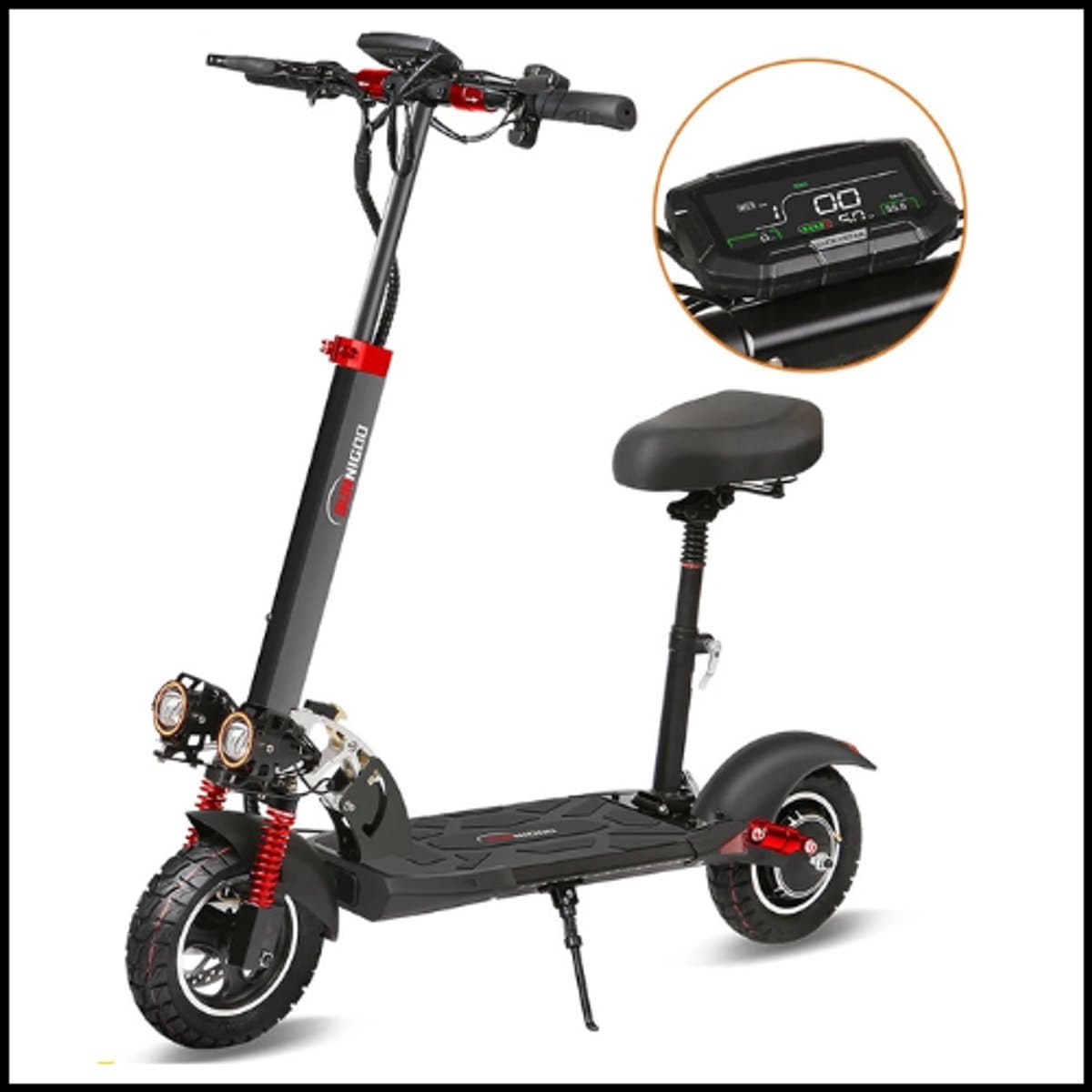 800W Elektrische Step – 48V 15Ah – 50 km/u – 50 km Actieradius – 10'' Off-Road Banden – Dubbele Schokdemping – Opvouwbaar – Verstelbare Stuur & Verwijderbare Zit – Voor Volwassenen – Rood (EAN: 6153901613603): Een beetje wrijving in de community