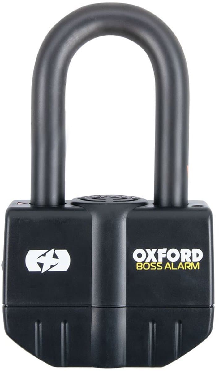Oxford Boss Alarm - Schijfremslot ART 4 - Motorslot - Scooterslot - 100 db Alarm - Zwart (EAN: 5030009000034)