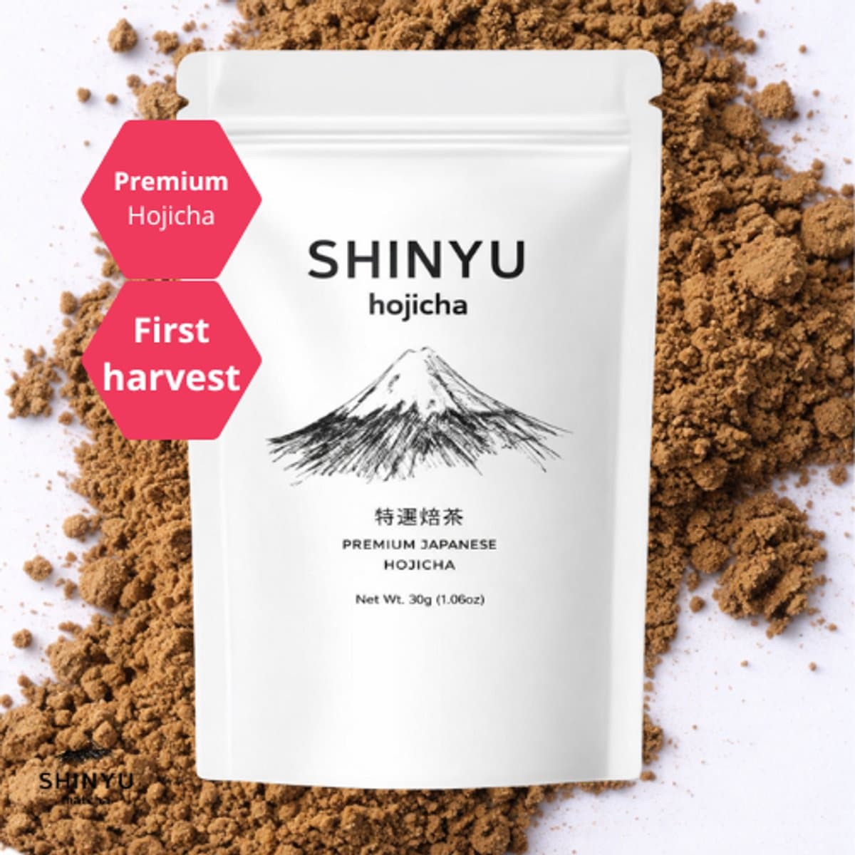 SHINYU Hojicha - Premium Japanse Hojicha - Hojicha poeder puur - Single Pack - 30g (EAN: 4580191884185): Waarom ik meteen intrigu was