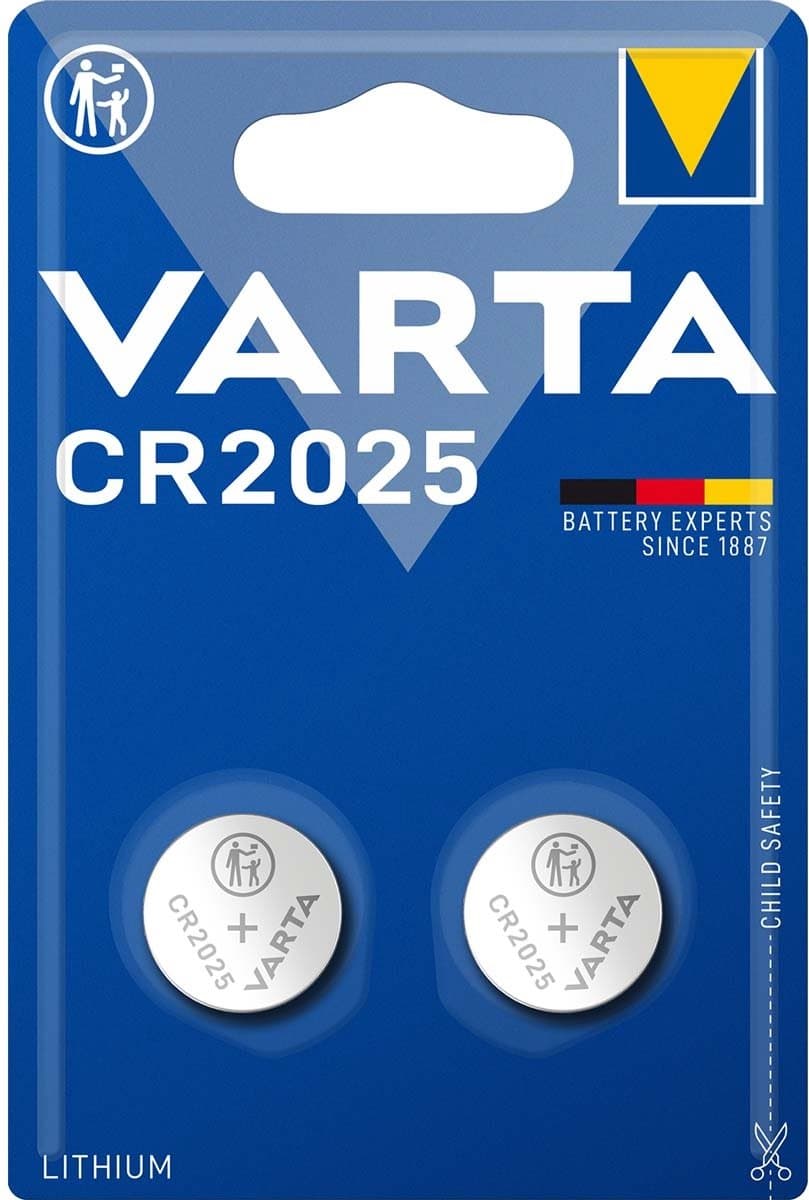 Varta CR2025 Lithium knoopcel-batterij / 2 stuks (EAN: 4008496746422): Wat is de Varta CR2025 precies