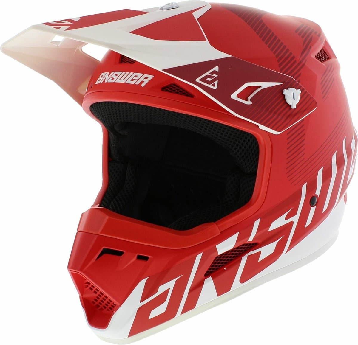 Answer AR1 V2 crosshelm Bold mat rood wit - M 57-58 CM (EAN: 0887337393230)
