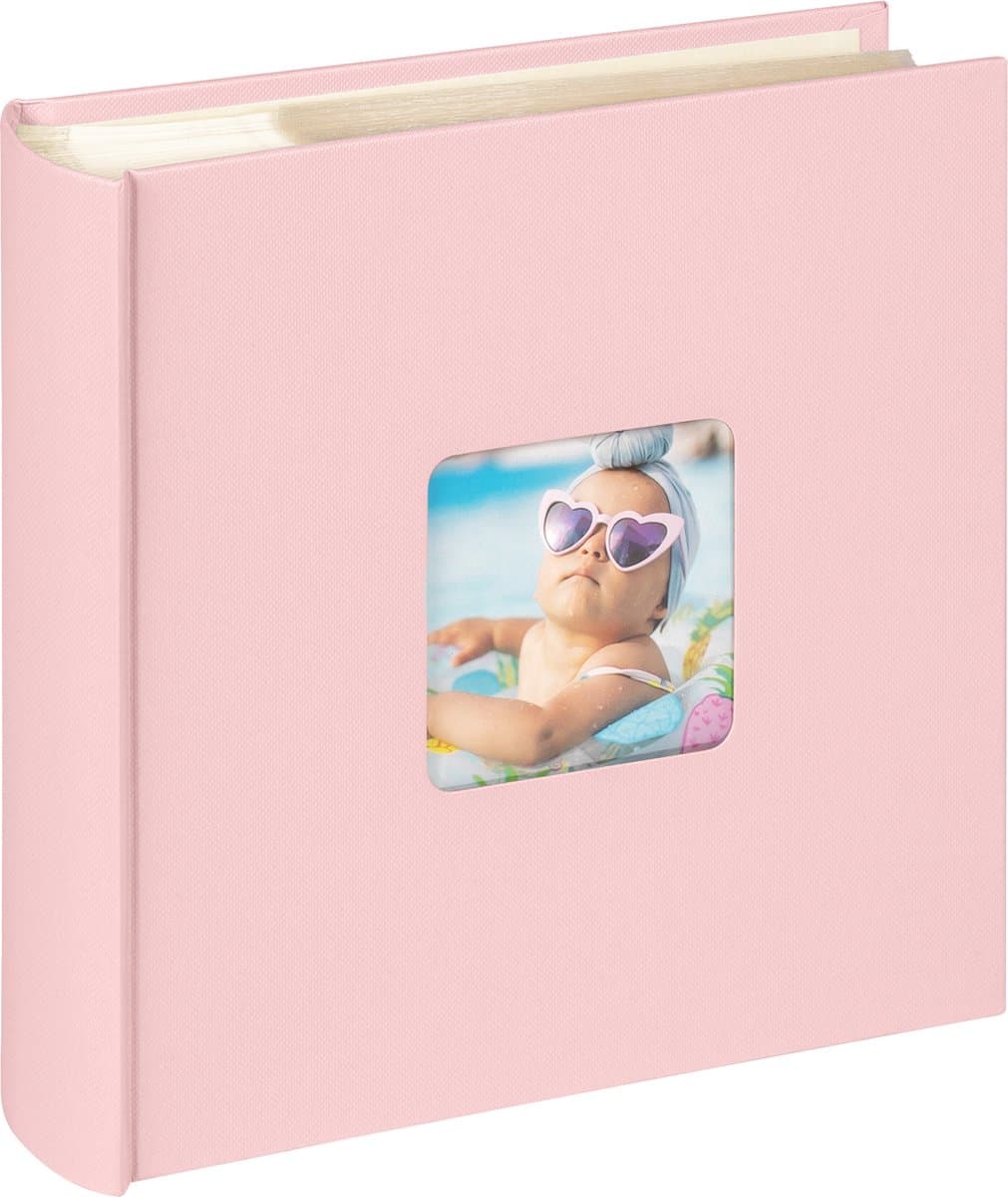 Walther ME-110-BR Fun Baby Selection - Memo insteekalbum - 200 foto's 10 x 15 cm - Roze (EAN: 4004122290741): Een album dat écht bijdraagt aan de chaos (in een goede zin)