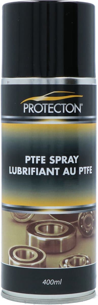 Protecton PTFE Spray 400ml – Uitstekende Smering – Duurzame Bescherming – Vochtbestendig – Breed Temperatuurbereik (EAN: 8711293463541)