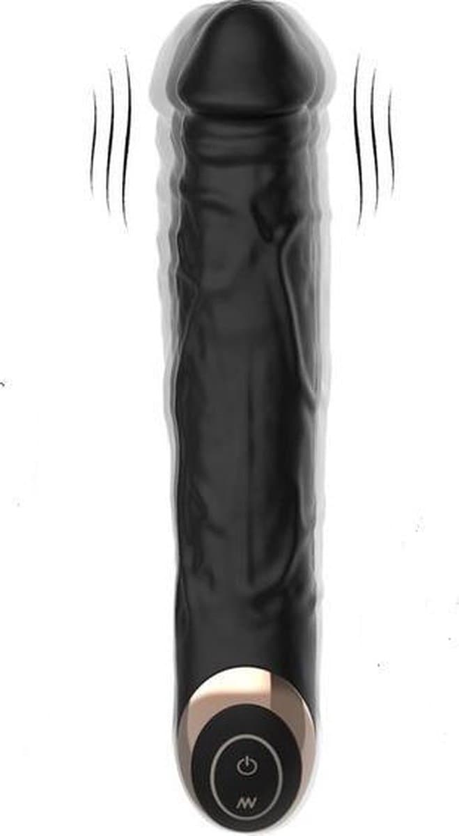 EZlove® Luxe Zwarte Vibrerende Dildo – Realistische Dildo met Eikel & Aders – 10 Vibratiestanden – Siliconen Dildo – Waterproof & Oplaadbaar – Dildo voor Vrouwen & Mannen – 22 cm (EAN: 8719325631845): Waarom ik er überhaupt over schrijf