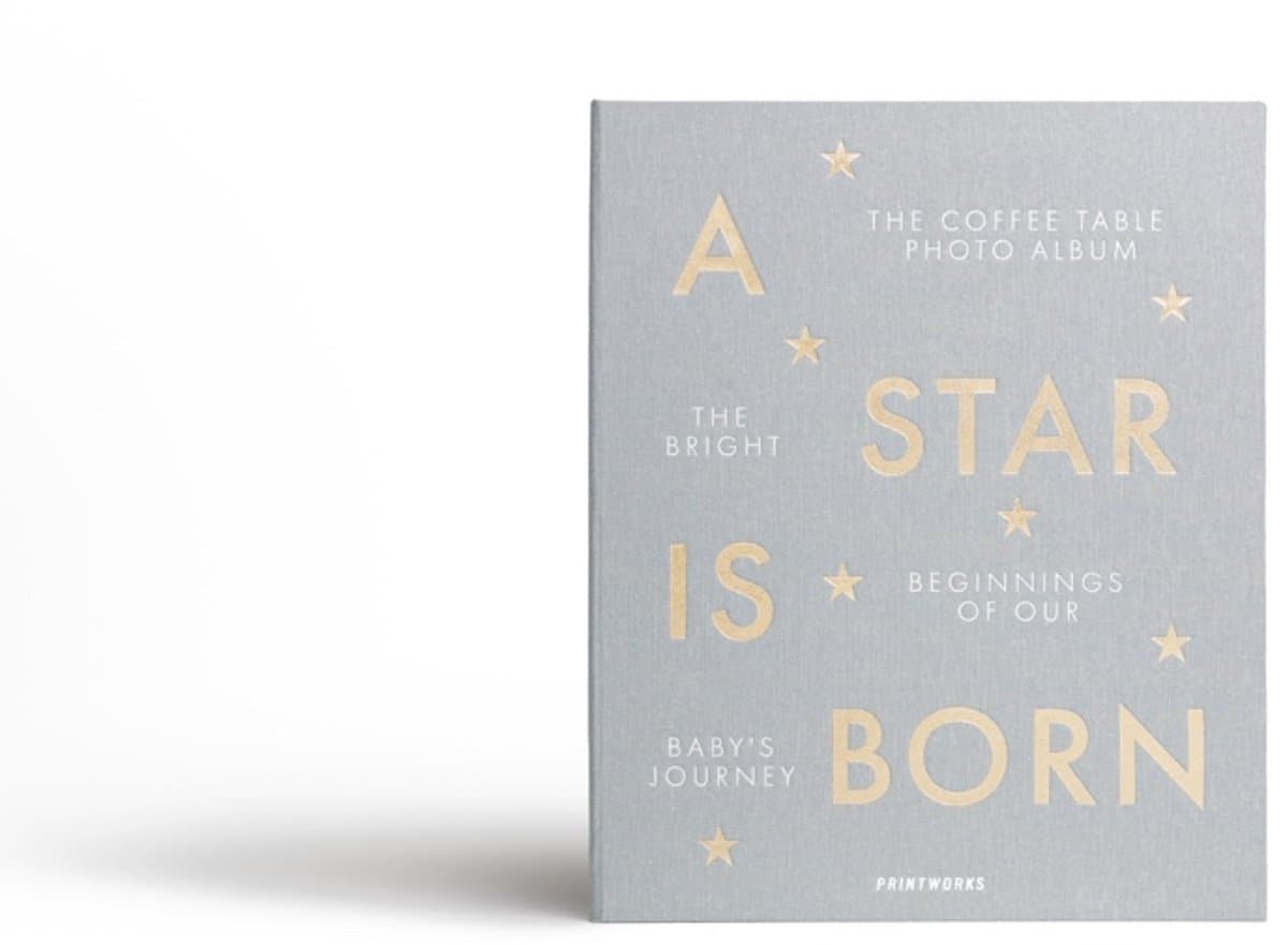 Printworks Fotoalbum Baby - A Star Is Born - Grijs (EAN: 7350108174497)