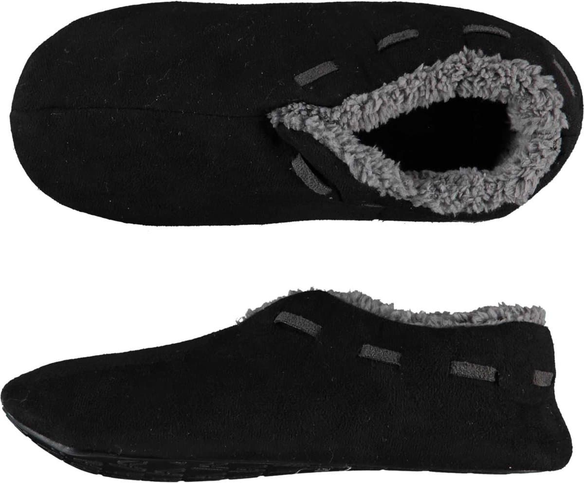 Apollo - Spaanse Apollo - Sloffen heren - Zwart - Maat 43/44 - Sloffen heren - Pantoffels heren - Spaanse sloffen - Spaanse sloffen maat 44 (EAN: 8720704407456): Een eerste indruk stijl en comfort in één