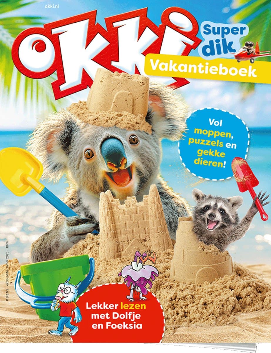 Okki Vakantieboek 2025 - Doeboek voor kinderen van 6 en 7 jaar (EAN: 8720726437523)