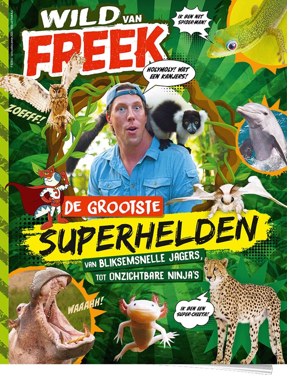 Freek Vonk - Wild van Freek - De Grootste Superhelden - Vakantieboek 2025 voor kinderen (EAN: 8720892101549)
