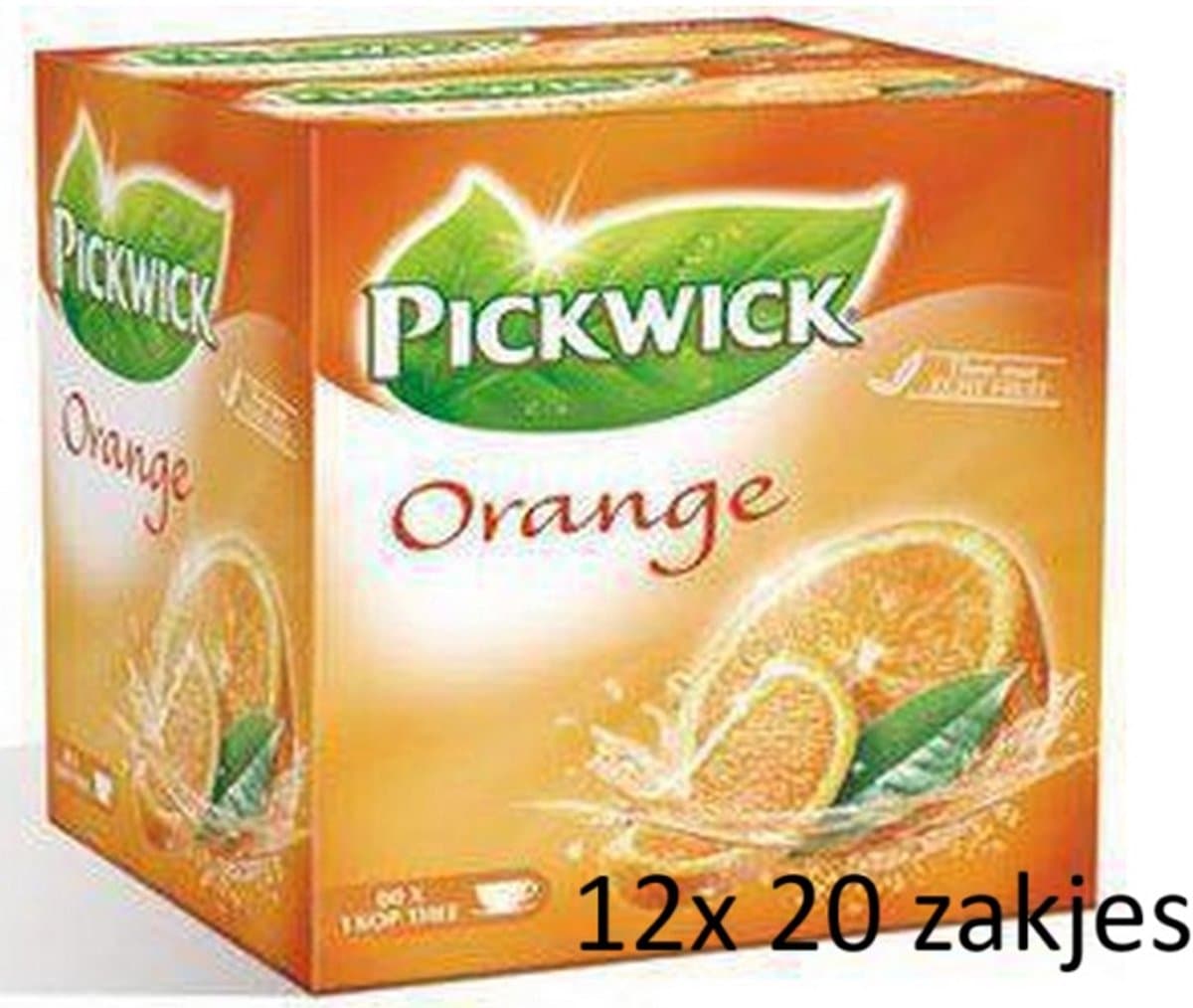 Pickwick thee - sinaasappel - multipak 12x 20 zakjes (EAN: 8711000296530): **De productpowertjes**