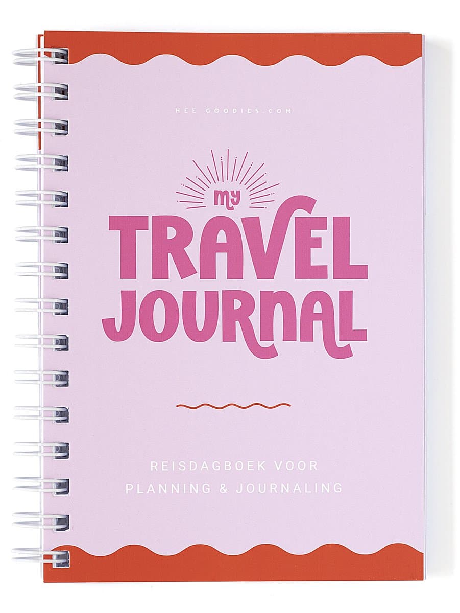 Travel Journal - Reisdagboek - Vakantiedagboek - Reisplanner - Travel Notebook - Journal Vakantie - Invulboek Reizen - Pocket Formaat - Roze Oranje (EAN: 8720165218622)