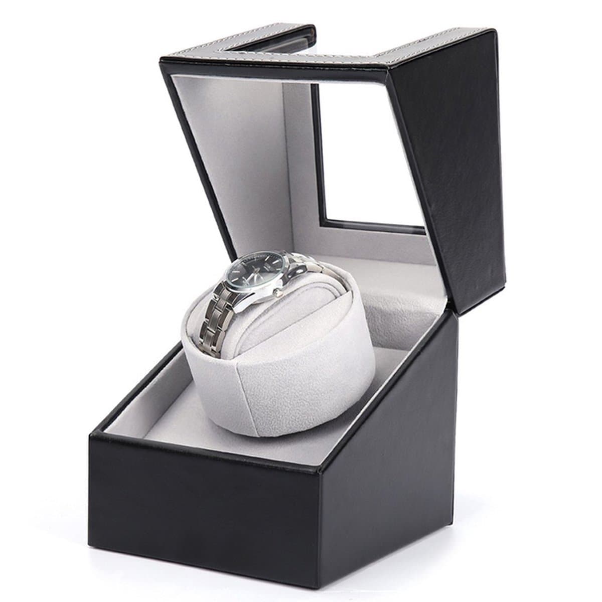 Olvy Time - Watchwinder - Met Poetsdoekje - Horloge Opwinder - Automatische Horloge Winder - 1 Horloge (EAN: 8720299933545)